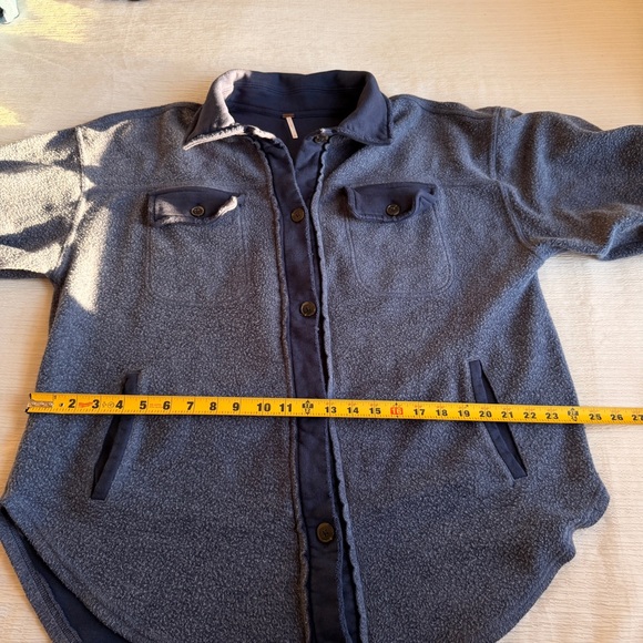 Free People Ruby Jacket in Navy - Picture 9 of 12